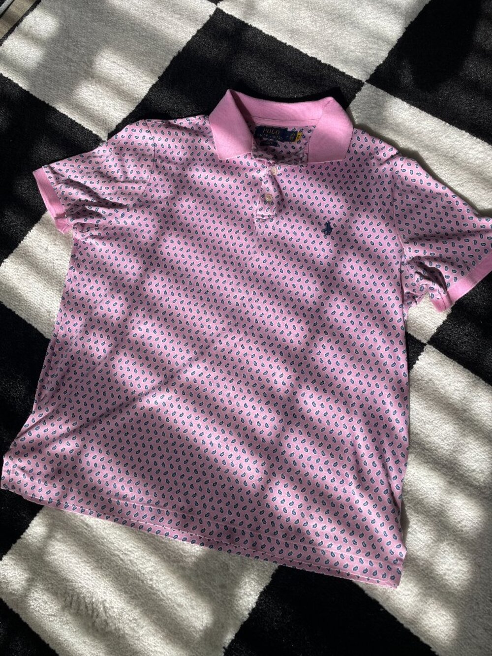 Polo Ralph Lauren Paisley Foulard Classic Fit Polo Shirt